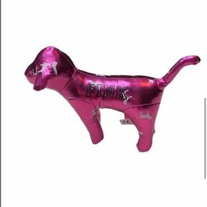 Victoria’s Secret Pink Plush Metallic Dog